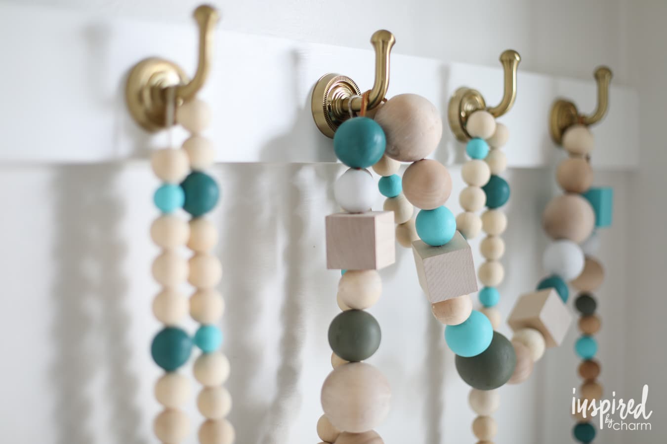 DIY Wood Styling Beads create colorful Scandinavian style with this colorful project.