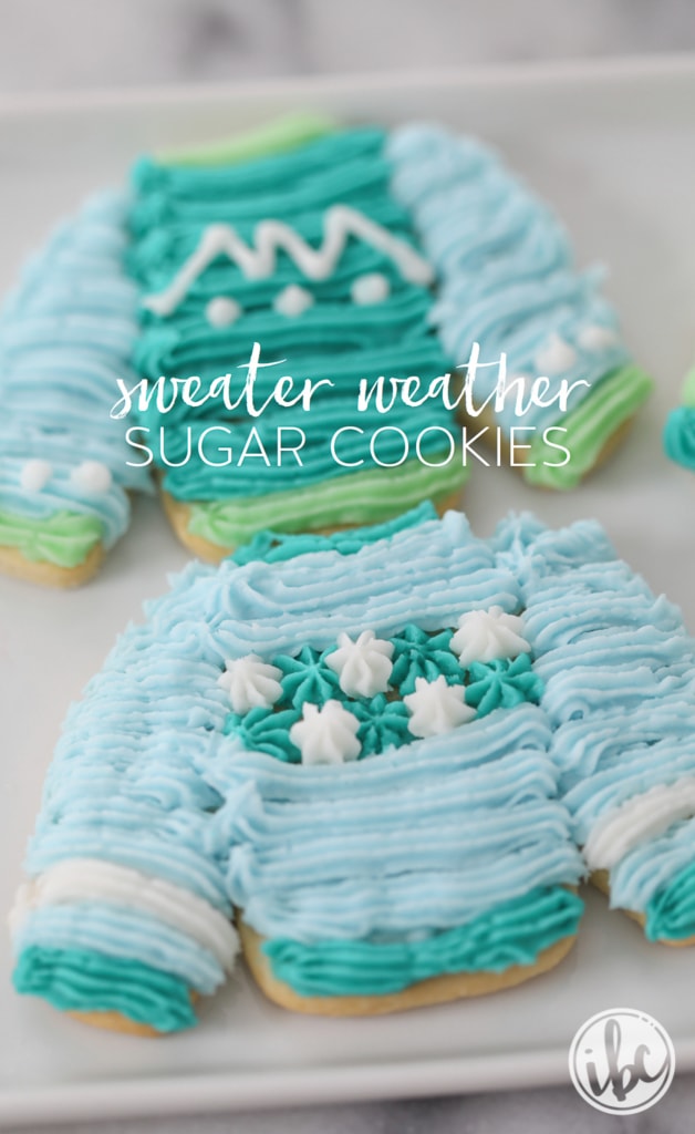 Sweater Weather Sugar Cookies pin