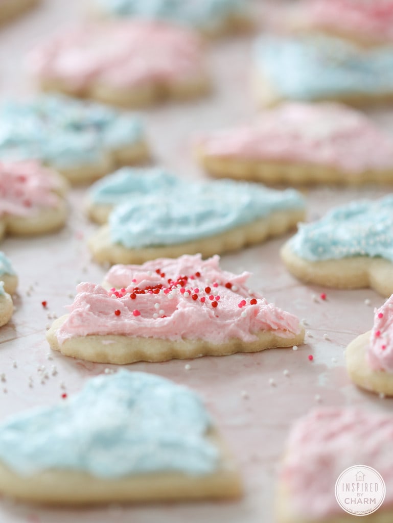 Heart Sugar Cookies with Cotton Candy Frosting - 10 Recipes to Celebrate Valentine's Day