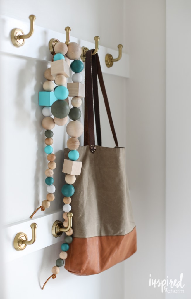 DIY Wood Styling Beads create colorful Scandinavian style with this colorful project. 