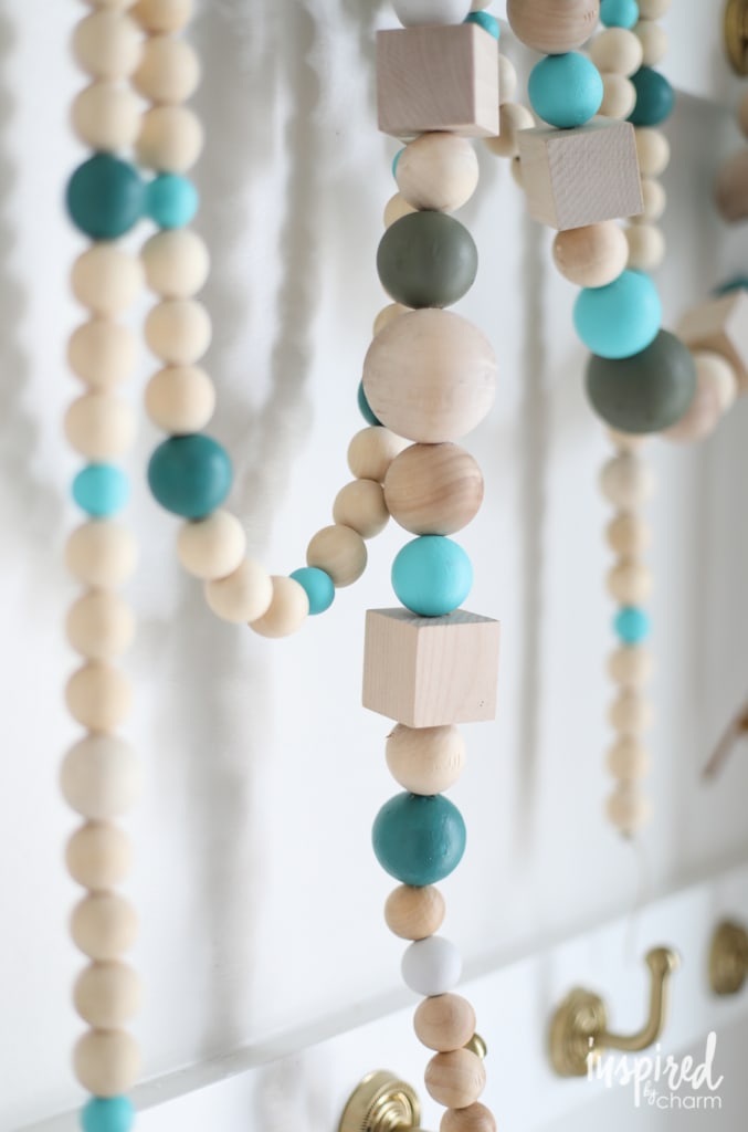DIY Wood Styling Beads create colorful Scandinavian style with this colorful project. 