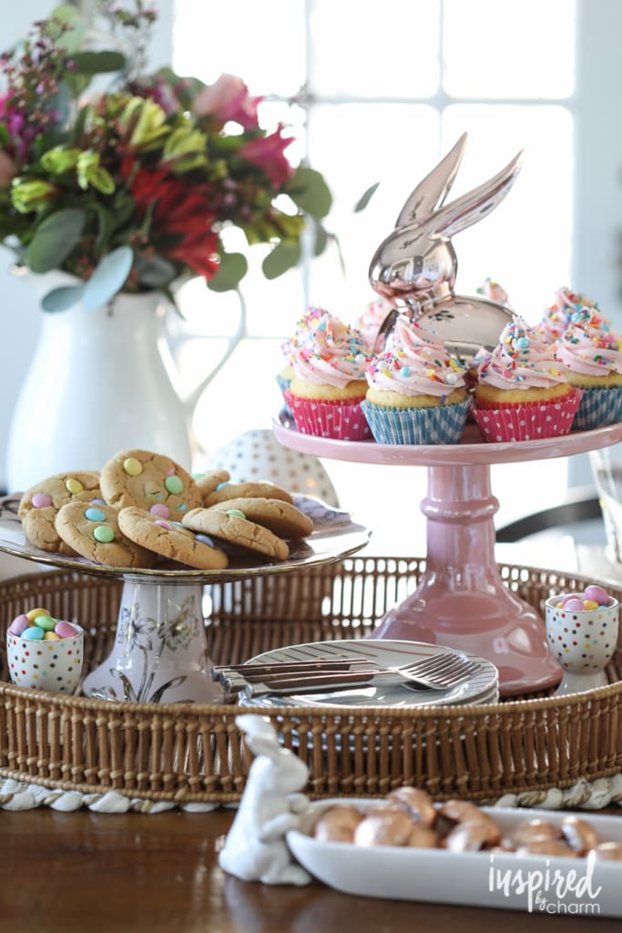 Easter Entertaining Ideas | Spring Tablescape and Easter Basket Tips