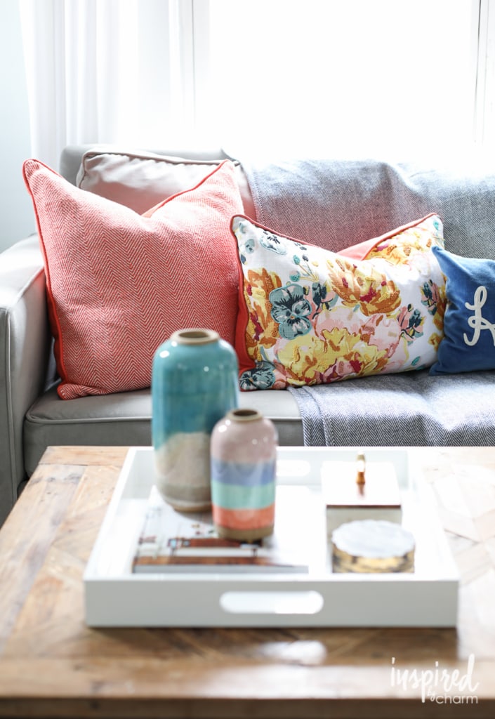 Spring Living Room Refresh | Inspired by Charm