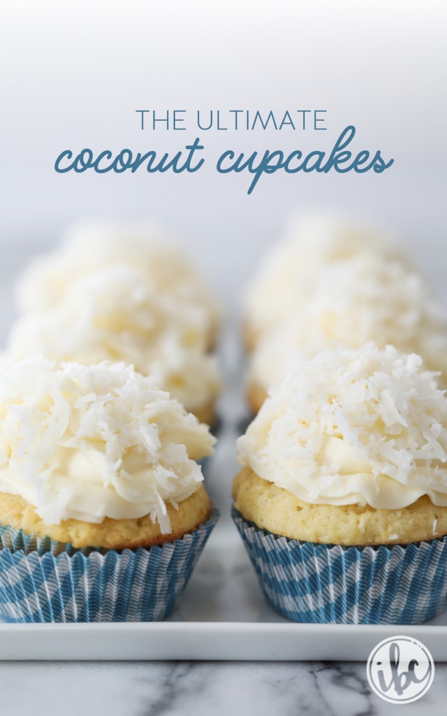 The Ultimate Coconut Cupcakes dessert recipe | Inspired by Charm