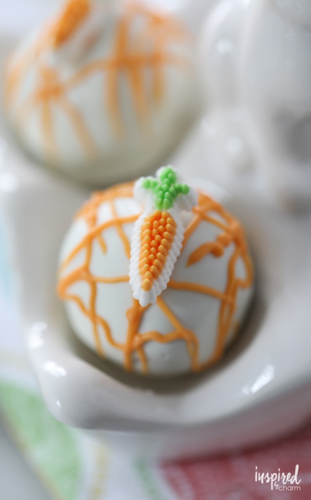 Carrot Cake Truffles - easy spring or easter dessert recipe idea - carrot cake pops | Inspired by Charm