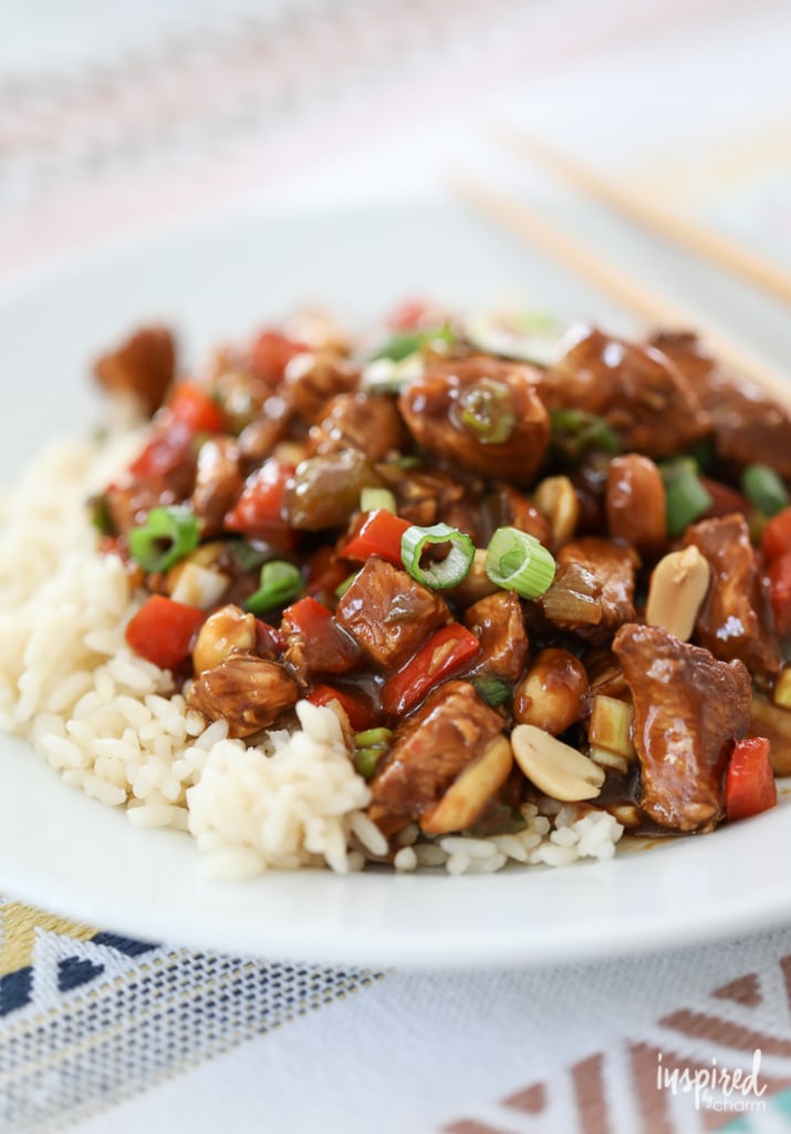 The Best Homemade Kung Pao Chicken recipe | Inspired by Charm