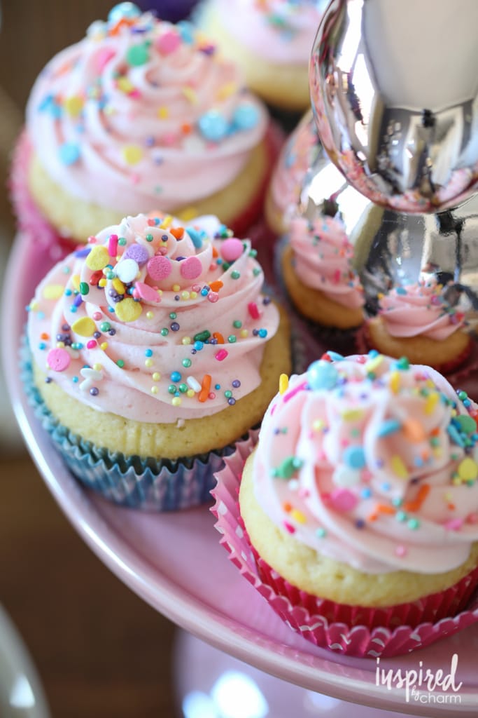 Surprise-Inspired Spring Cupcakes - cupcake dessert recipe for Spring and Easter | Inspired by Charm