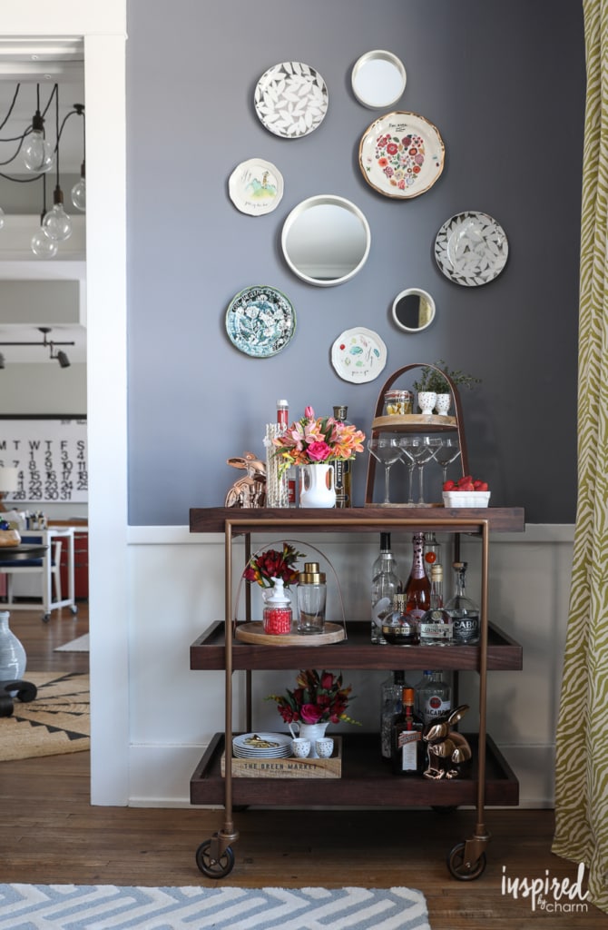 Spring Bar Cart | Inspired by Charm