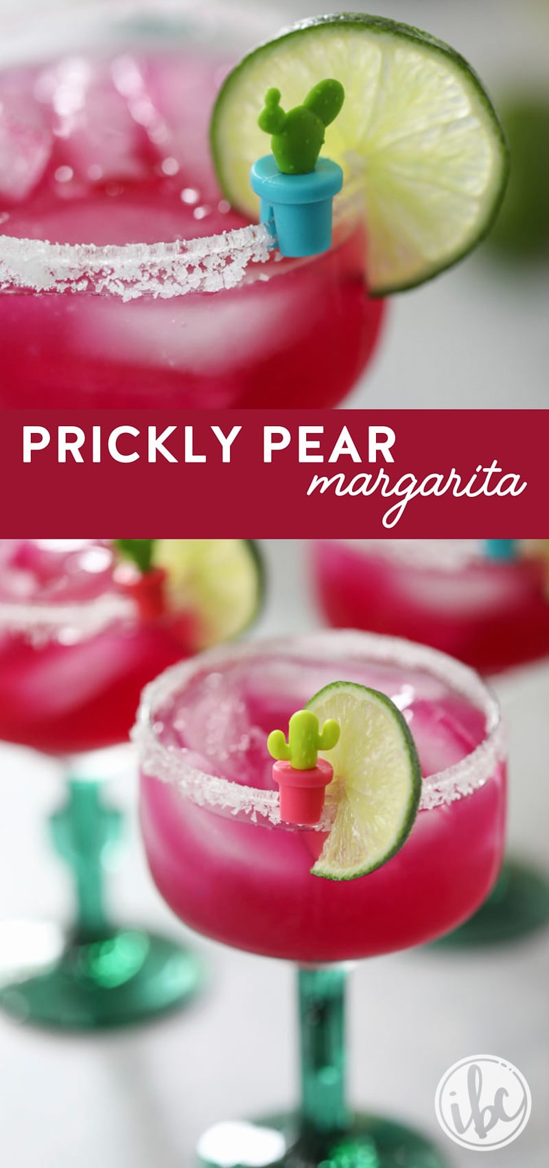 This Prickly Pear Margarita is a delicious and fun as it looks! #cocktail #margarita #recipe #prickly #pear