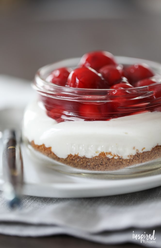 Mason Jar Cherry Supreme - classic summer dessert recipe #dessert #jar #recipe #mason #cherry