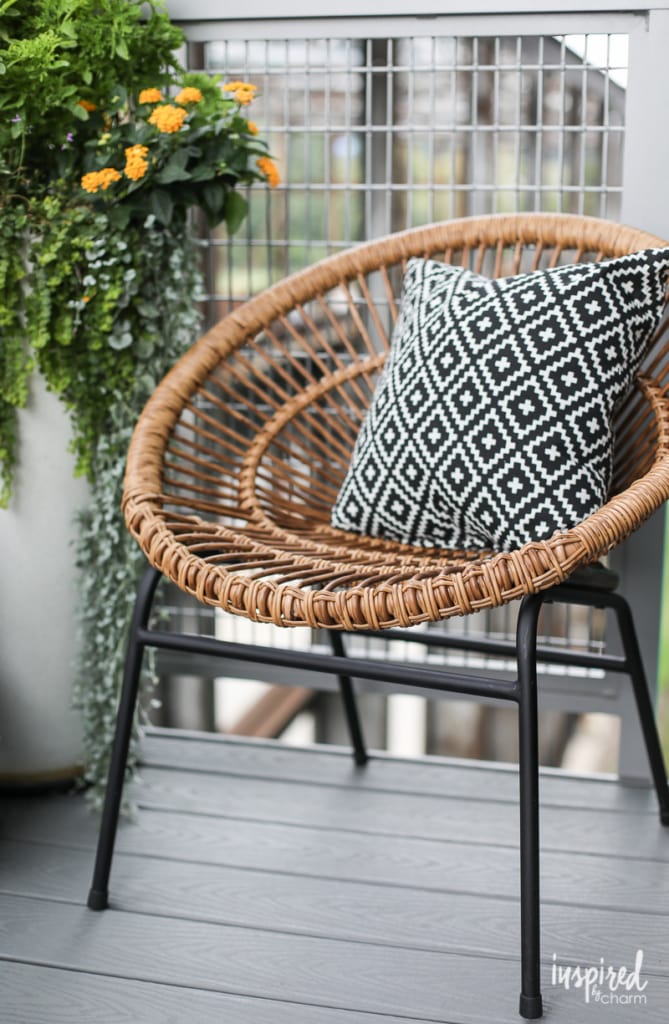 My Apartment Balcony - small space apartment balcony decor and style ideas. | Inspired by Charm 