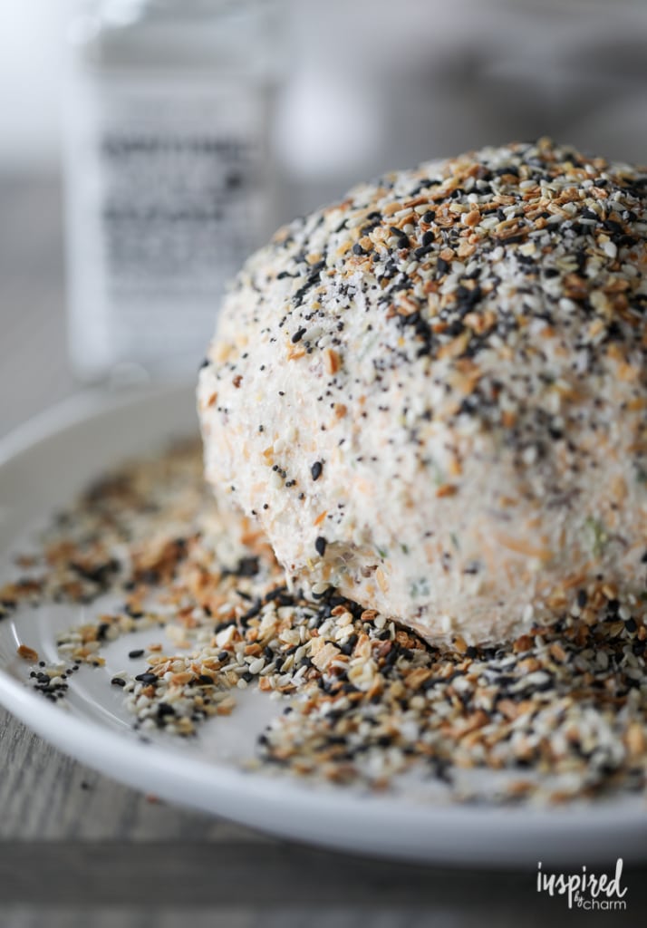Everything Bagel Cheeseball and Sun-Dried Tomato Cheeseball | Inspired by Charm