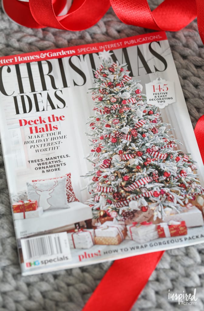Inspired by Charm Featured and Cover Store - BHG Christmas Ideas Magazine 2017