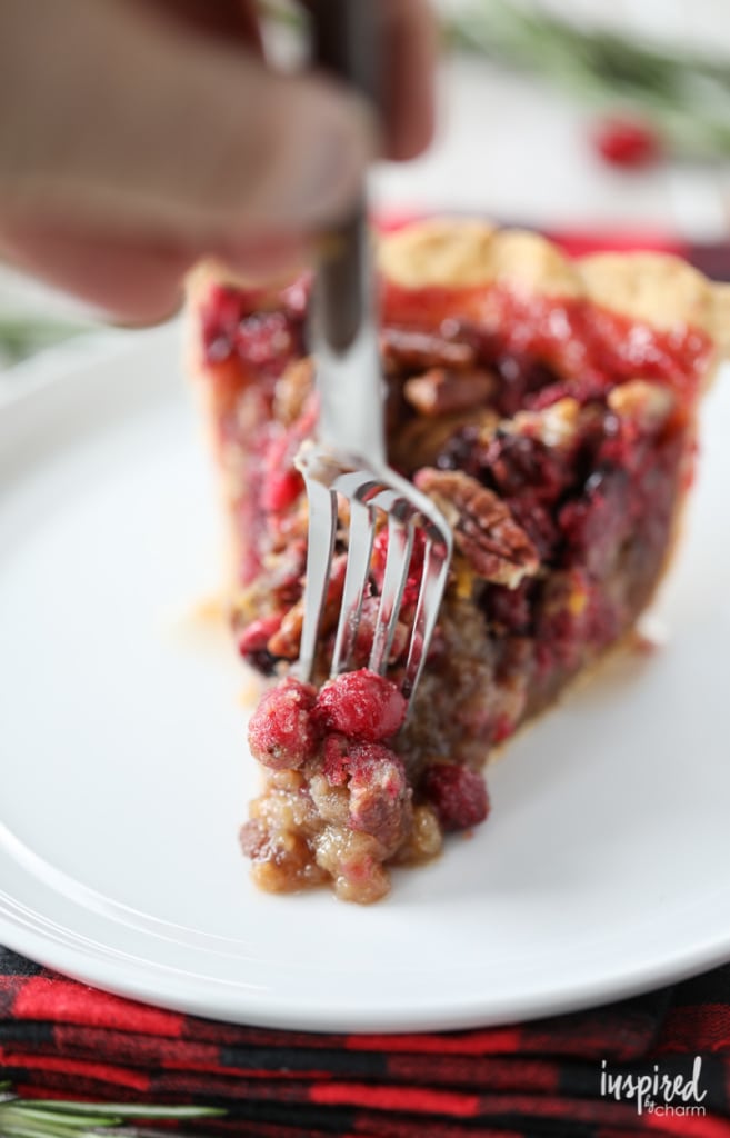 Holiday Dessert - Cranberry Pecan Pie