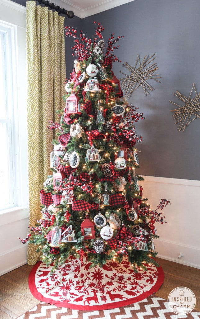 Rustic Woodland Christmas Tree Decorations