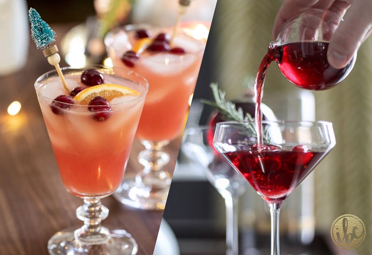 two of The BEST Christmas Cocktail Recipes.