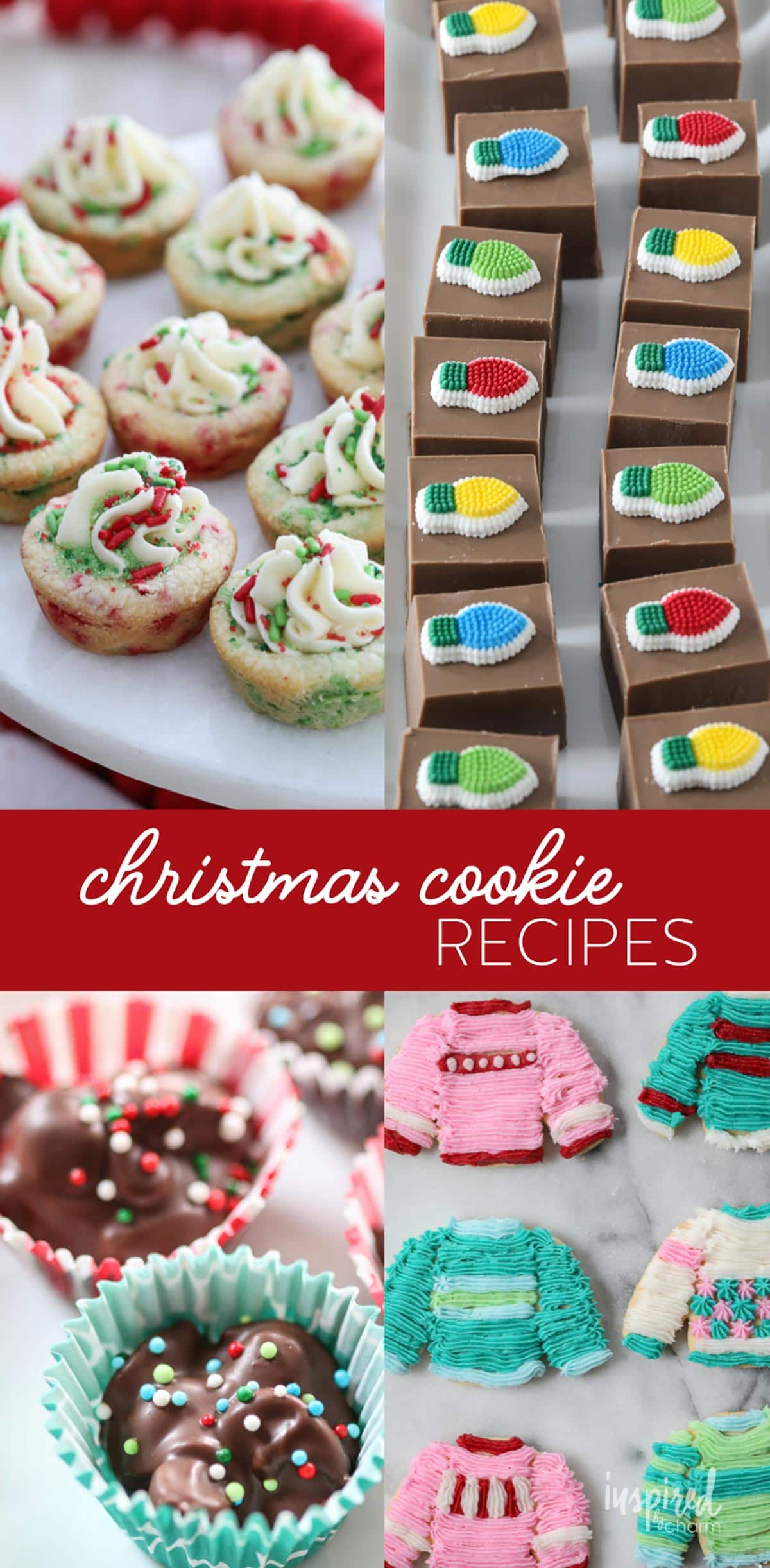 A collection of the BEST Christmas Cookie Recipes #christmas #cookies #holiday #cookie #recipe #baking #holidaybaking