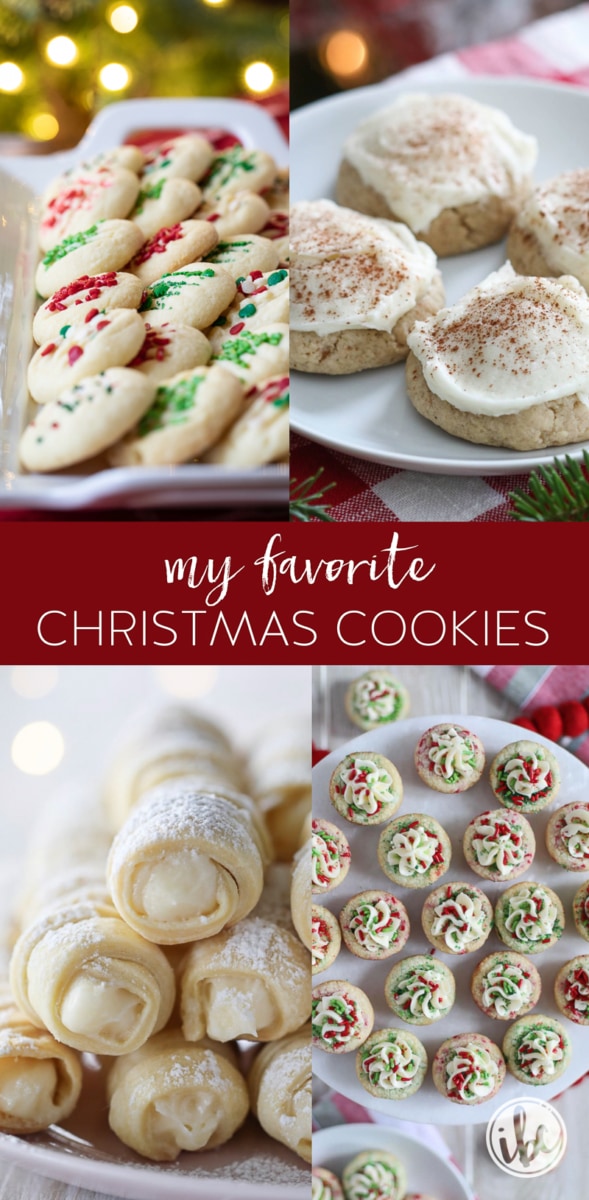 my favorite Christmas cookies pinterest image