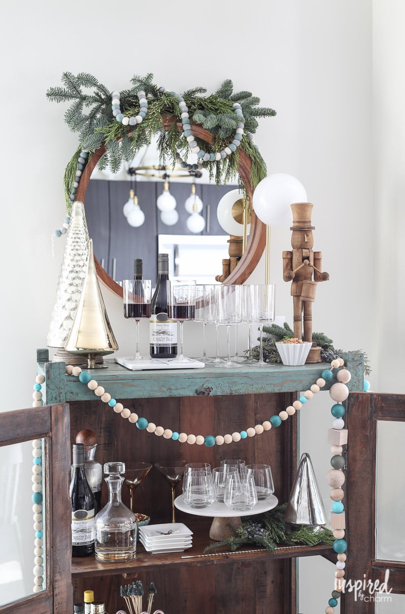 Tips for Styling the Ultimate Holiday Bar Cart