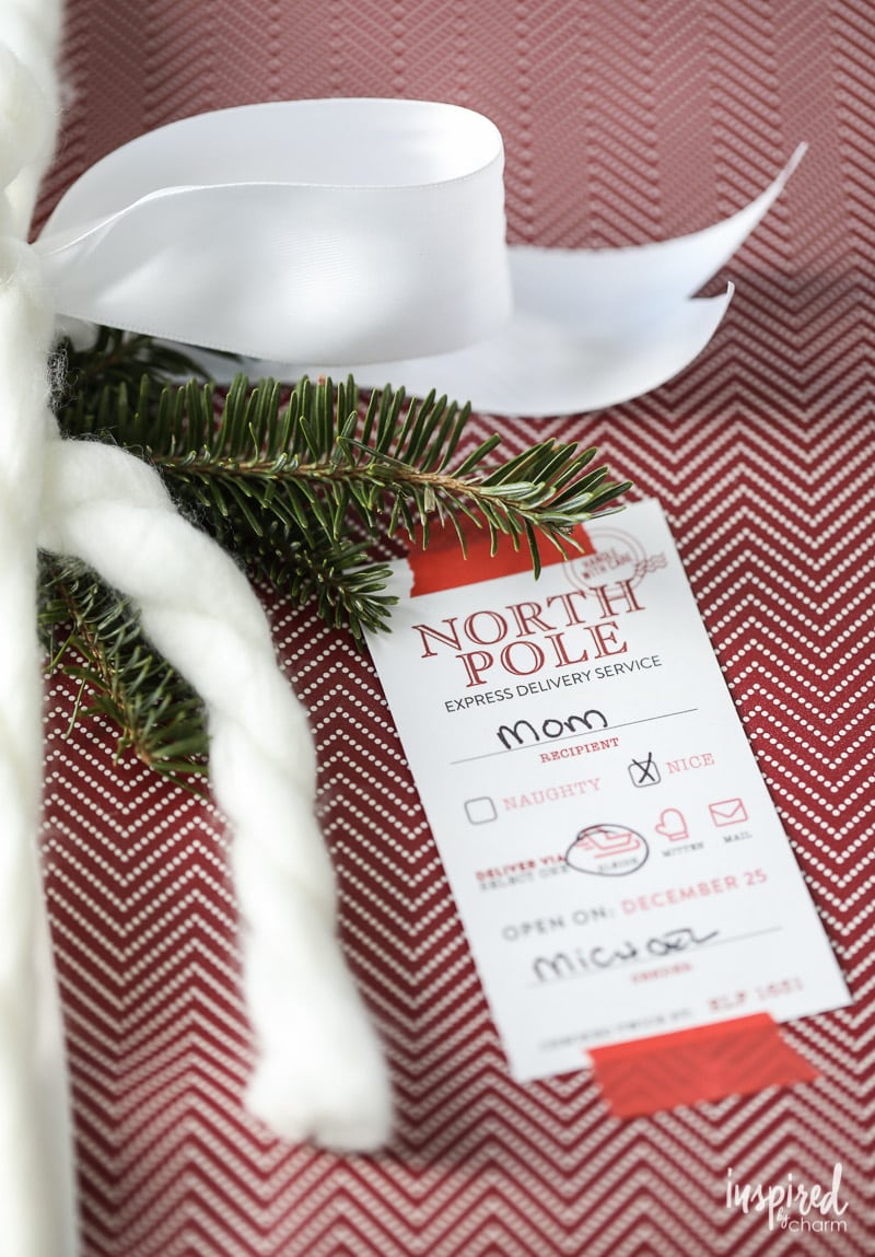 Christmas Printable Gift Tags - Holiday Gift Wrapping