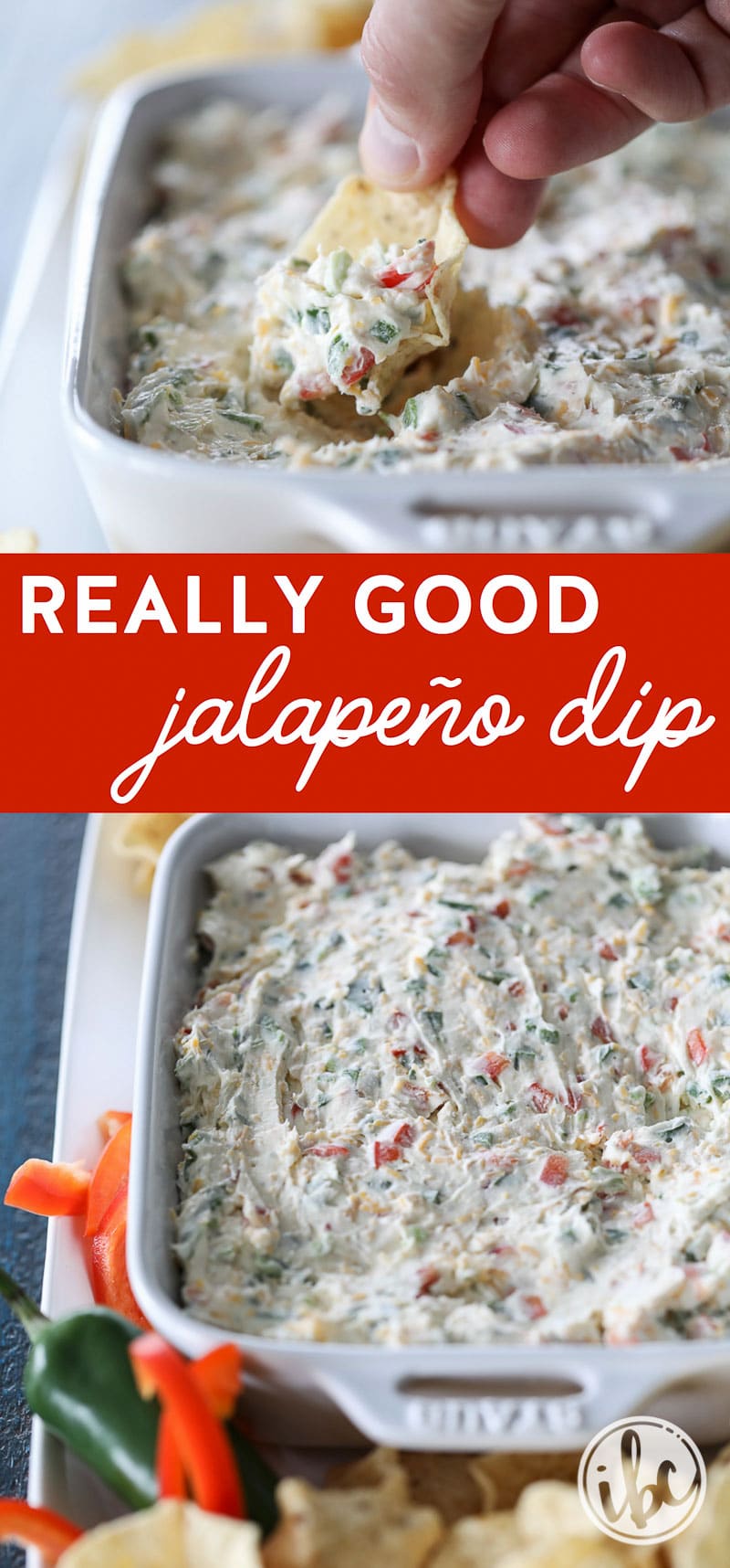 This really Really Good Jalapeño Dip #recipe make a delicious #appetizer #dip for any #celebration! #jalapeño