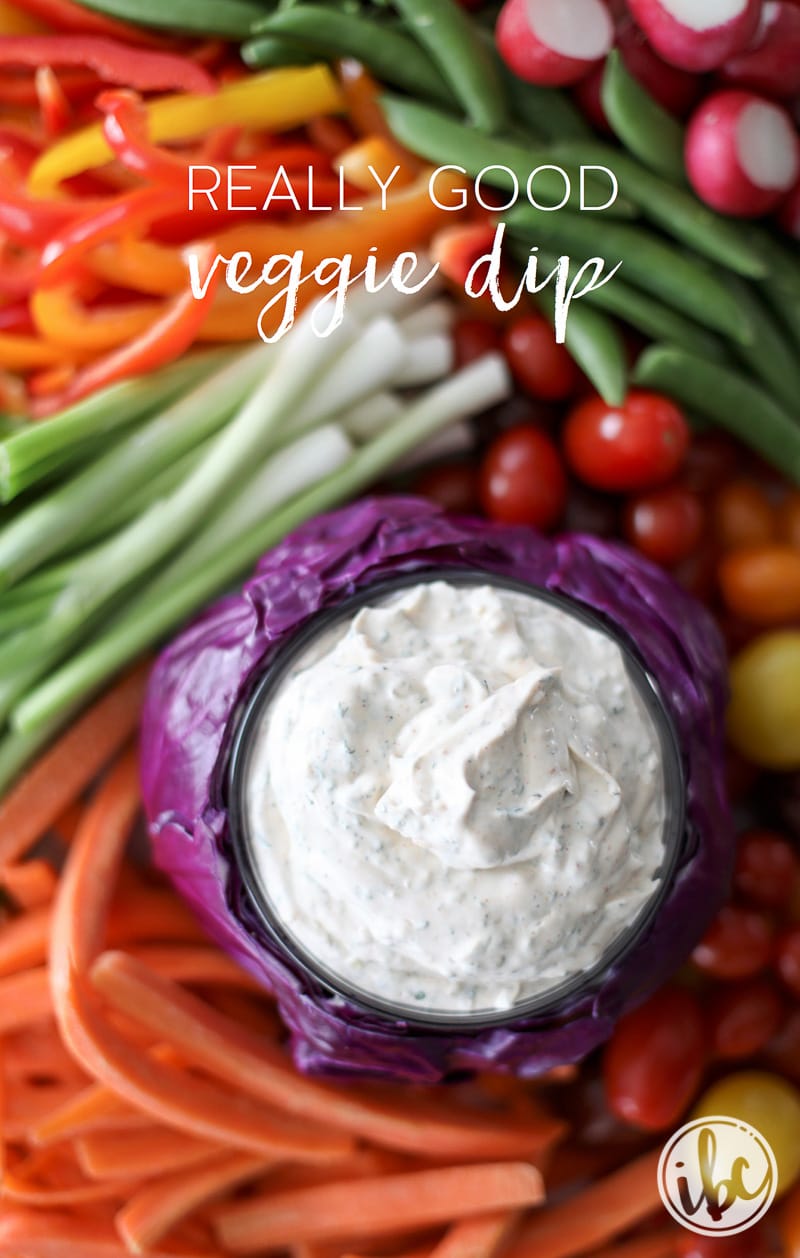 This Really Good Veggie Dip is actually THE BEST vegetable dip! 