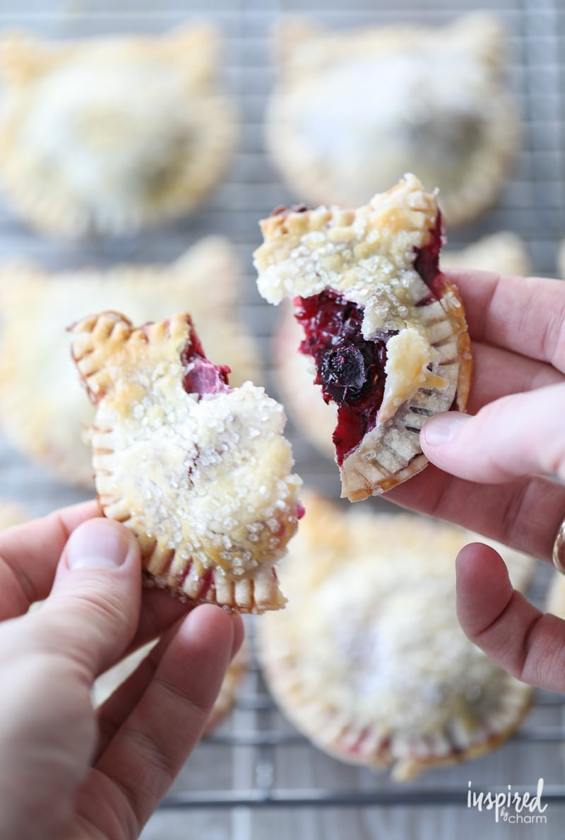 These Purrrfect Berry Hand Pies are as cute as they are delicious. 