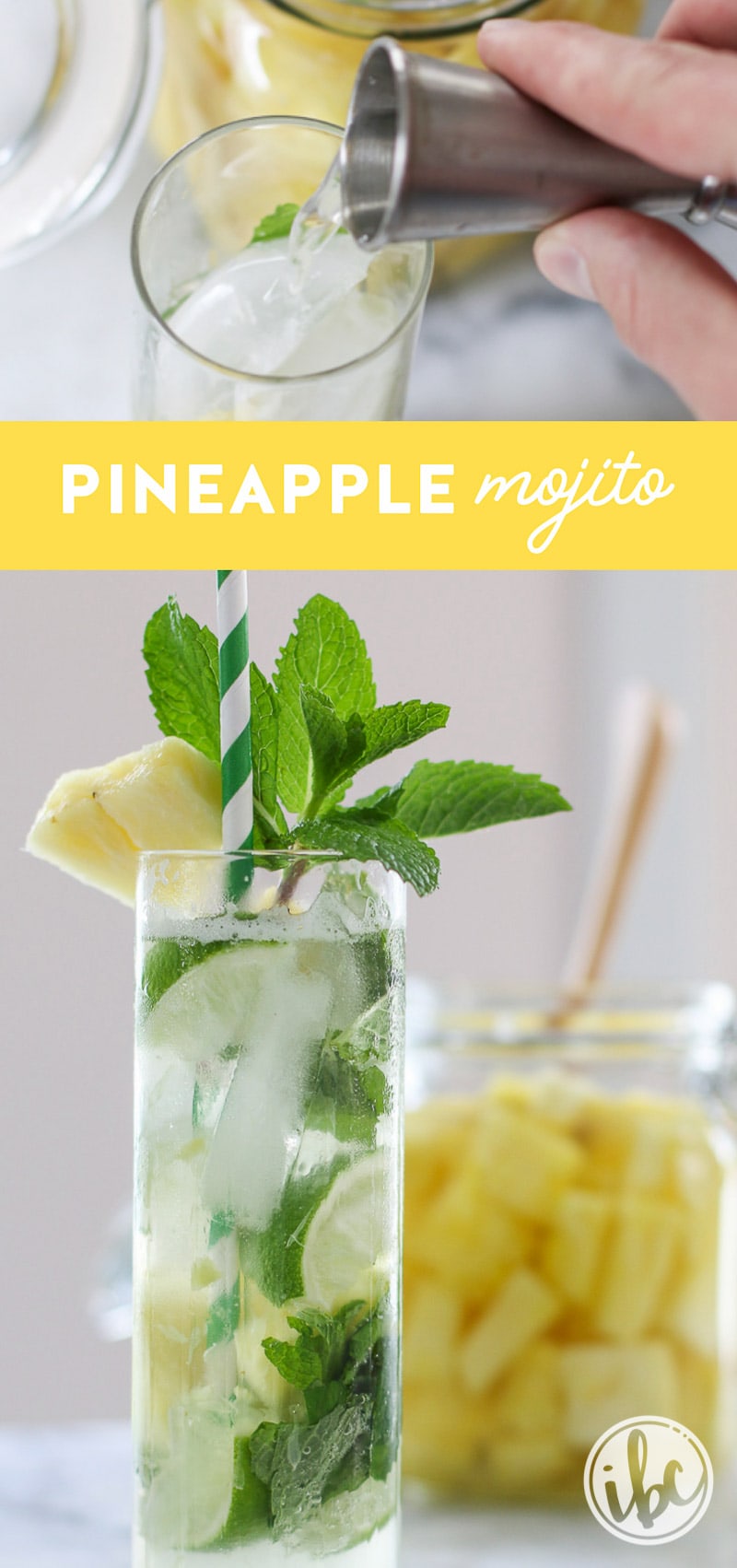 Easy Pineapple Mojito - Crowded Kitchen