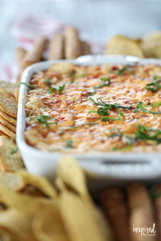Try this Roasted Red Pepper Dip #recipe as an easy and delicious #appetizer for your next celebration.