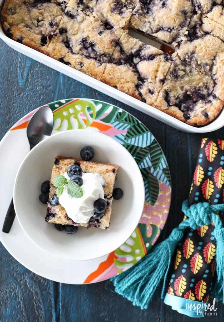 This Blueberry Boy Bait is like a coffee cake, but so much better! #blueberry #boybait #recipe #dessert 