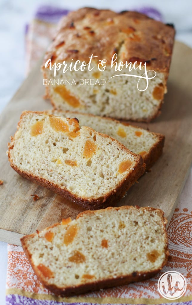 This Apricot and Honey Banana Bread is a bright variation on a classic recipe. #bananabread #apricot #honey #bread 