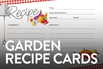 Garden Recipe Card