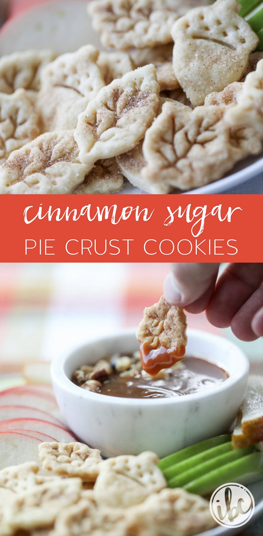 These Cinnamon Sugar Pie Crust Cookies make great use of leftover pie dough for a sweet snack. #pie #piecrust #cookies #piecrustcookies #cinnamon #dessert #recipe