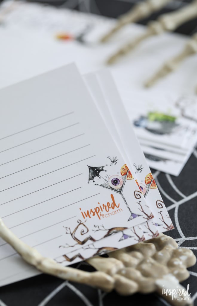 Free Printable Recipe Cards for Halloween #printable #recipecard #halloween #printablerecipecards #spooky #haunted