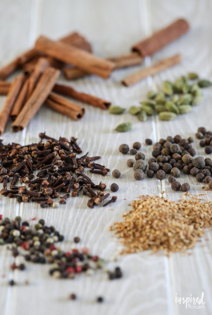 ingredients for homemade spice mix