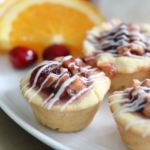 Cranberry Orange Walnut Tassies for the Holiday #christmas #cookies #cranberry #recipes #tassies #orange #walnut