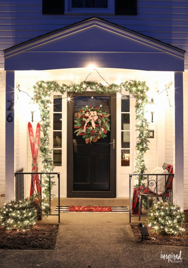 Evening at Bayberry House: Christmas 2018 #christmas #holiday #decor #decorations #night #evening #hometour