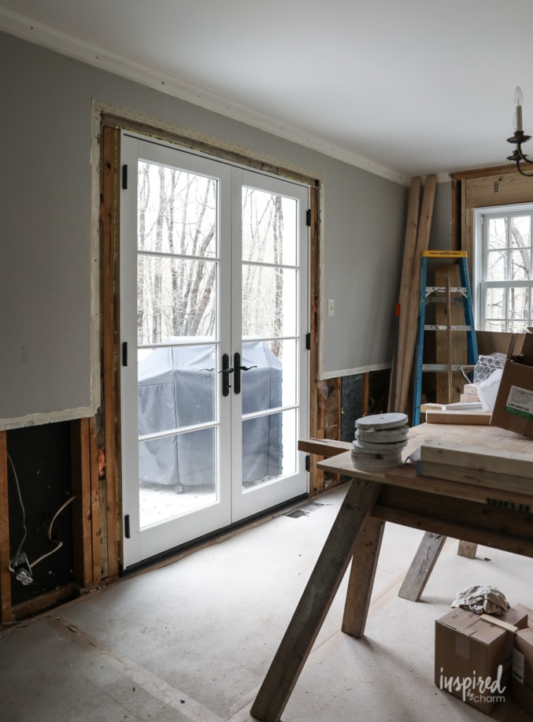 Kitchen Windows and Doors: Bayberry Kitchen Update #kitchen #renovation #windows #doors