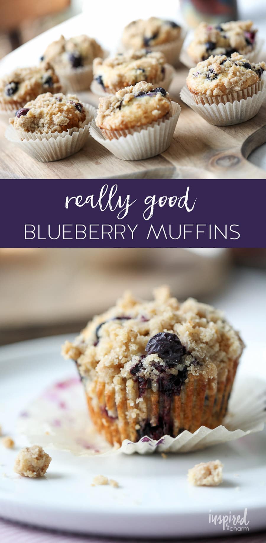 Really Good Blueberry Muffins recipe for breakfast, brunch, or anything in-between! #blueberry #muffin #breakfast #blueberrymuffin #recipe