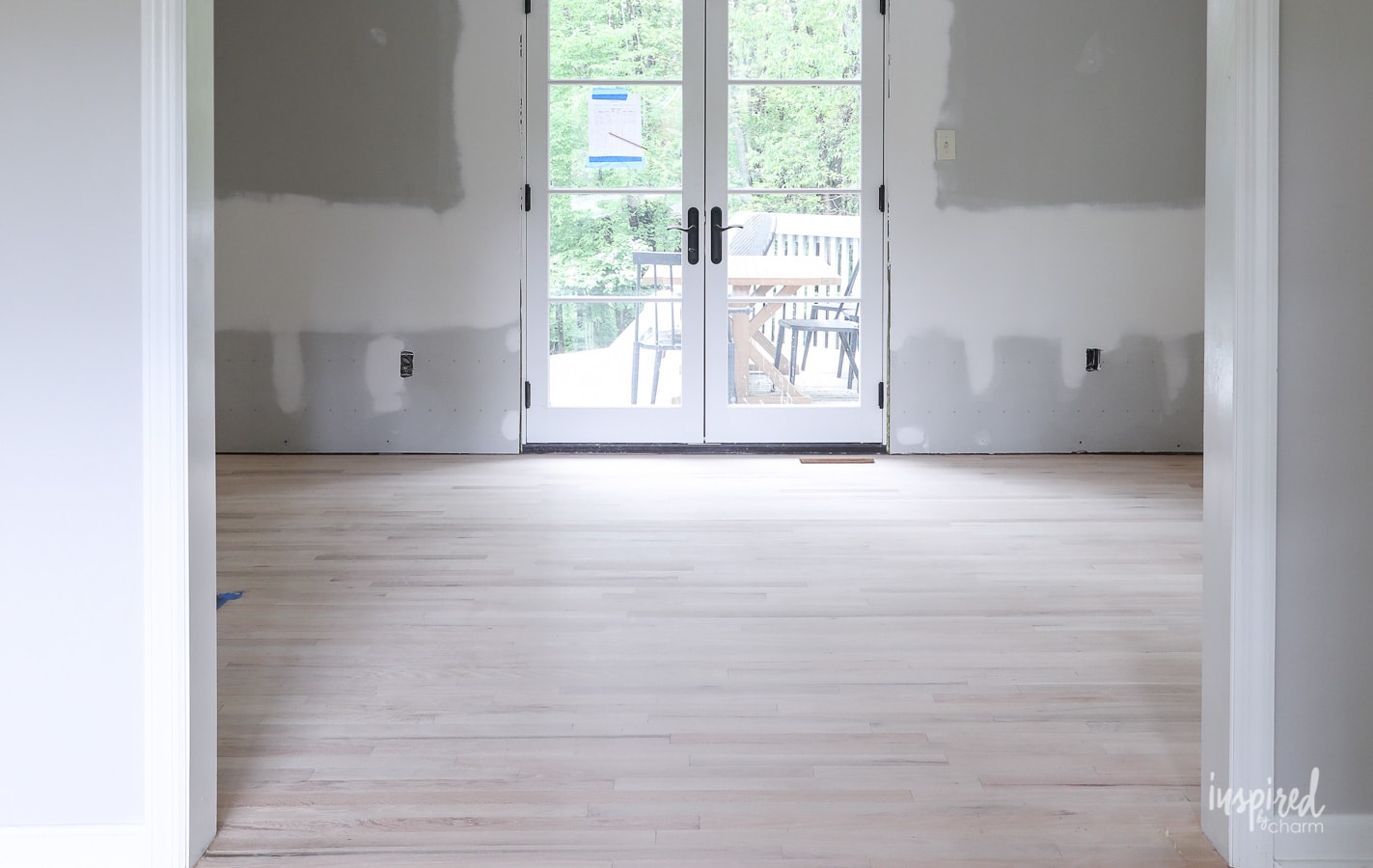 Bayberry Kitchen Update: Drywall and Hardwood #remodel #kitchen #hardwoodfloors #drywall