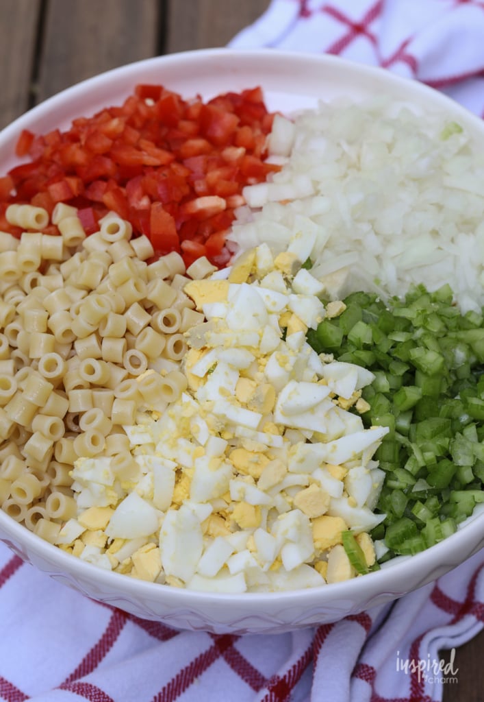 Macaroni Salad (Miracle Whip Based) Recipe #macaronisalad #summer #grilling #recipe #pasta #salad #sidedish
