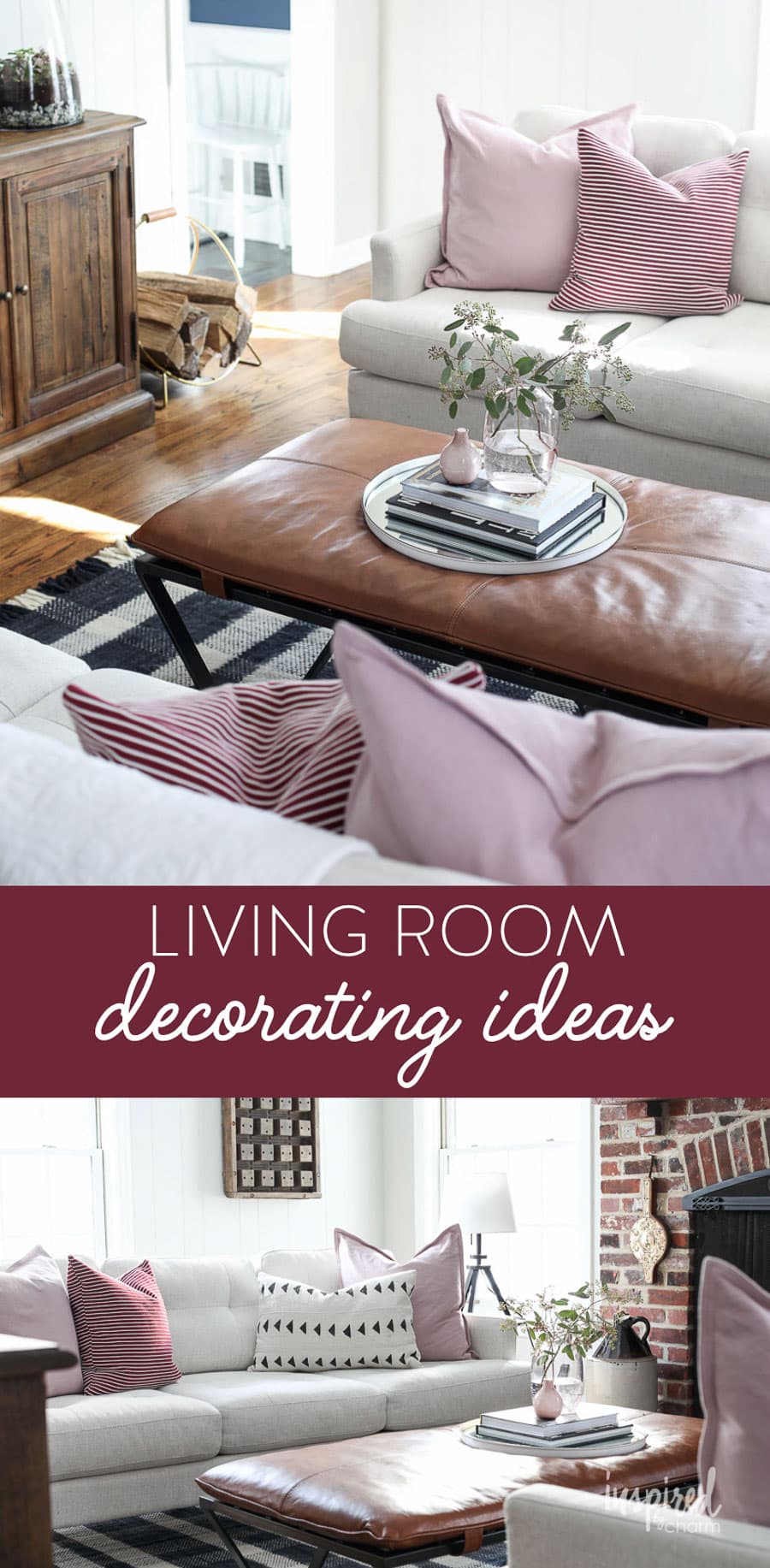 Living Room Decor Ideas for Spring #spring #livingroom #decor #decorating #ideas