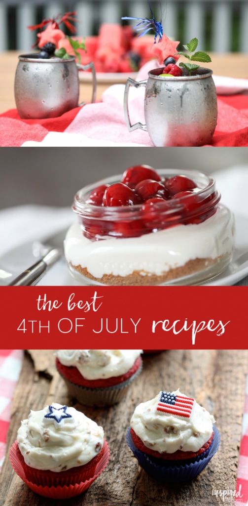 The Best 4th of July Recipes #4thofJuly #recipes #independence #day #dessert #picnic #cookout