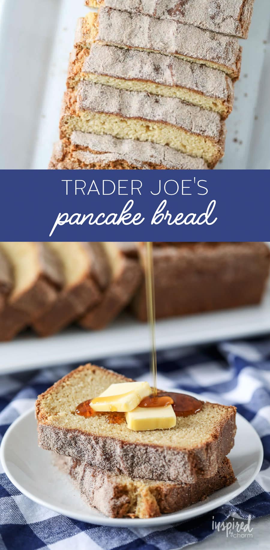 Trader Joe's Pancake Bread Recipe #pancake #bread #quickbread #cinnamon #maple #recipe #traderjoes