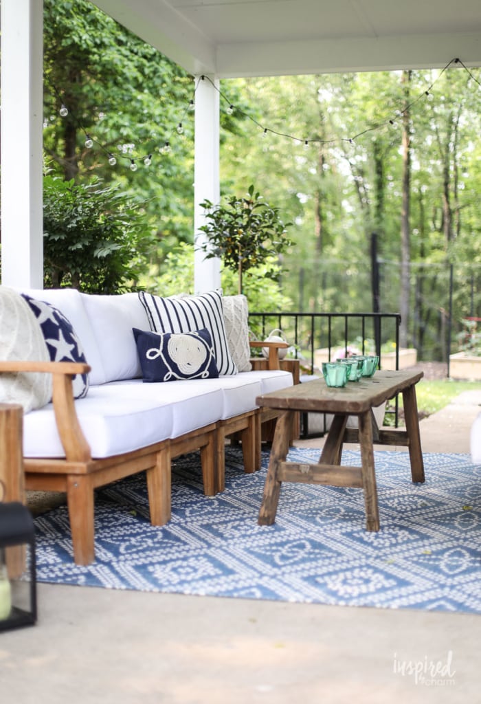 Summer Decorating: Porch and Patio Ideas #porch #patio #decorating #ideas #outdoor #decor