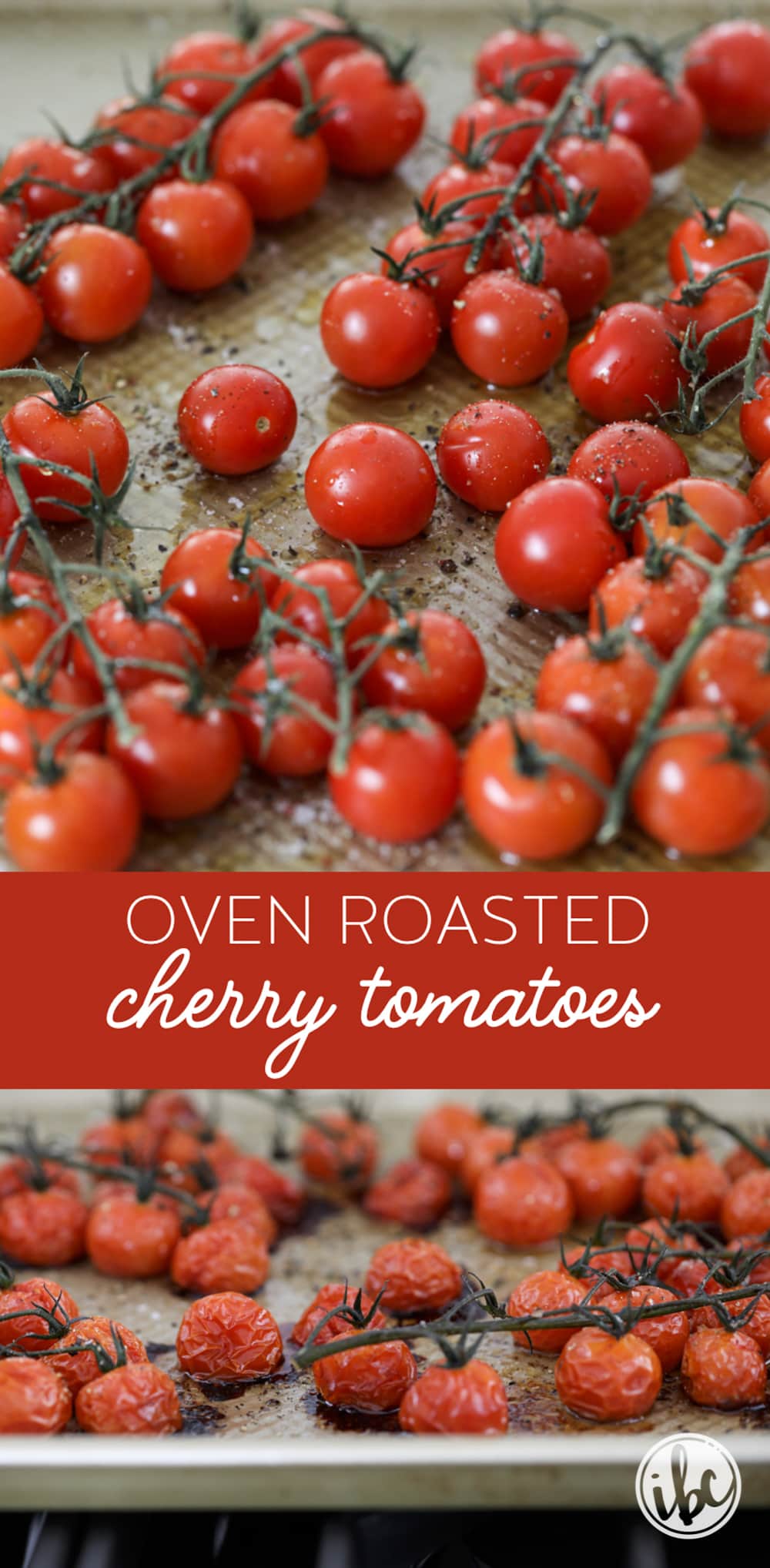 These Roasted Cherry Tomatoes are a delicious and flavor-packed appetizer. #crostini #roasted #tomato #appetizer #recipe