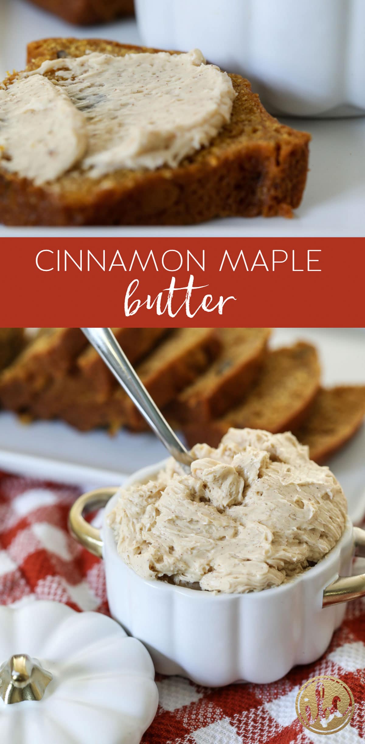 Add this Cinnamon Maple Butter to your fall baking sweets. #cinnamon #maple #butter #recipe #fallbaking