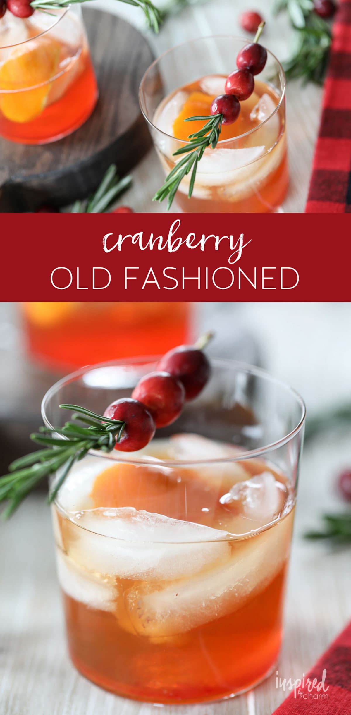 The BEST Cranberry Old Fashioned recipe #christmas #cocktail #cranberry #oldfashioned #recipe #cocktail #bourbon