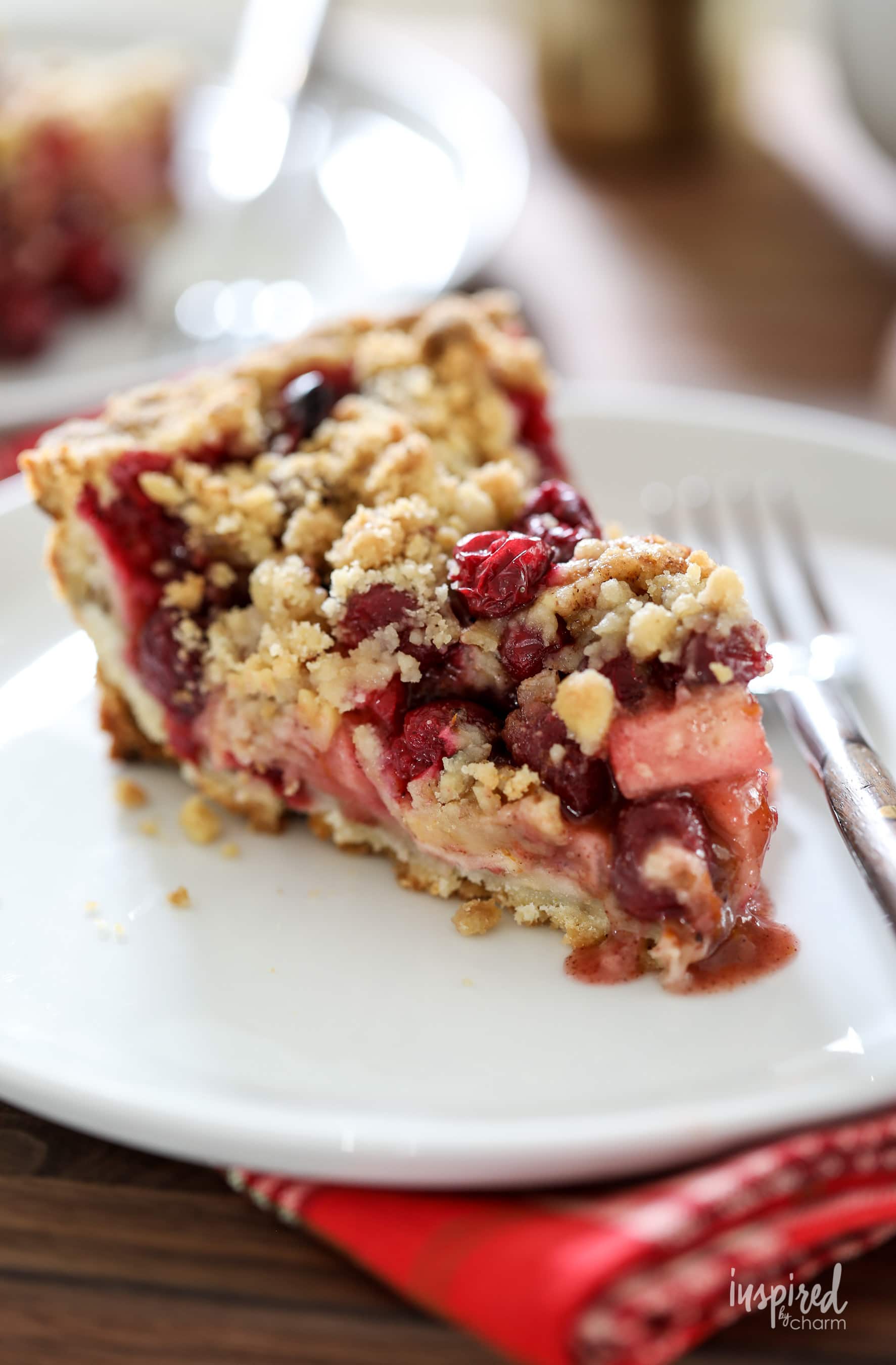 Apple Cranberry Tart - delicious holiday dessert recipe