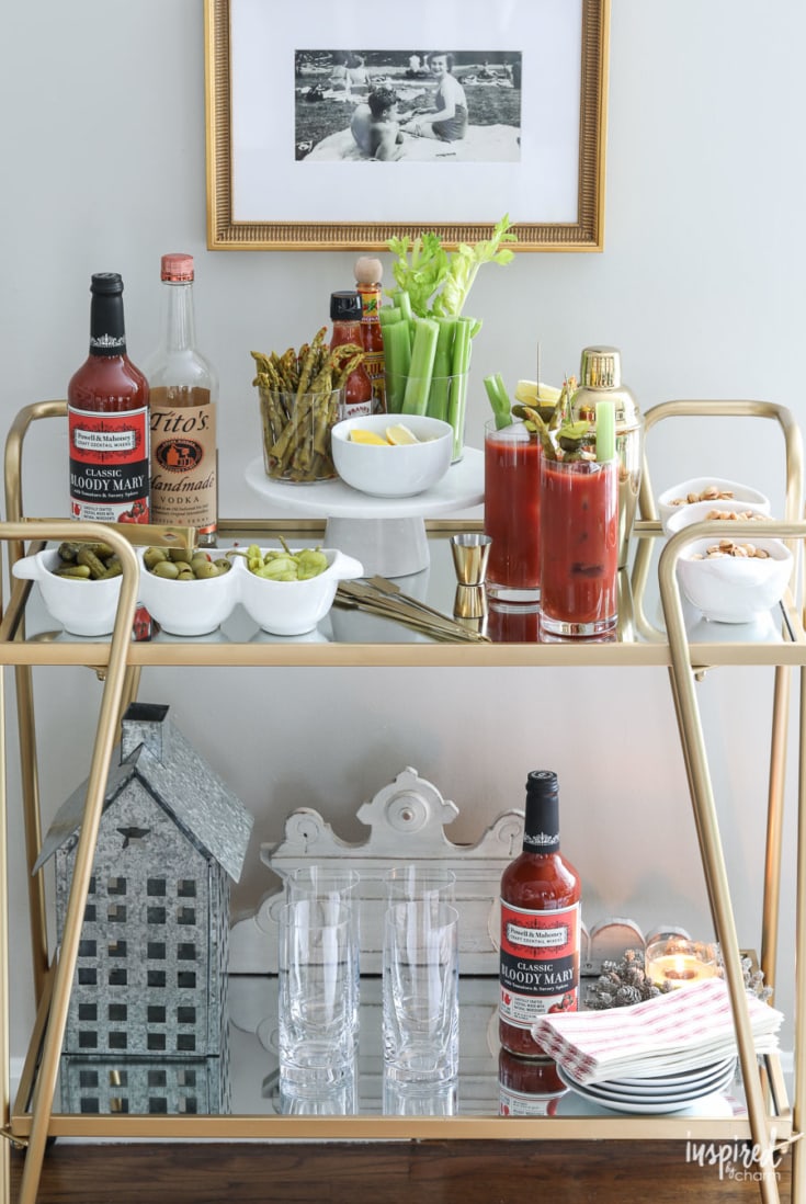 Bloody Mary Bar - How to Set and Style a Bloody Mary Bar